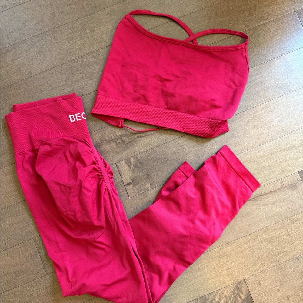 Red Activewear Set